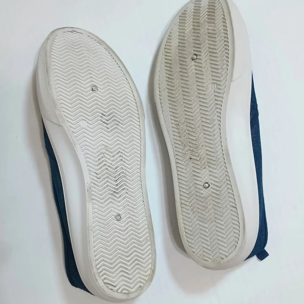 Taken A Walk Women's Blue Studded Slip-On Flats✨